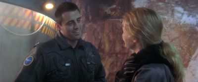 I'm thinking this is your basic kiss for luck occasion - Lost in Space