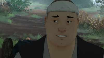 I'm too scared to look,
but I'm trying to save them, - BLUE EYE SAMURAI