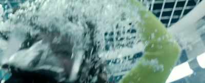 I'm trapped!
I'm in its mouth! - The Meg