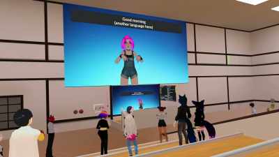 I'm trying my best
being a sub for Ray, - We Met in Virtual Reality