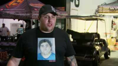 I'm turning the car around
at the other end - Street Outlaws No Prep Kings Team Attack