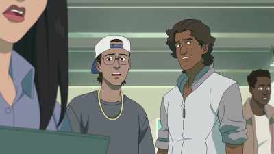 - I'm, uh, sorry your dad got exploded.
- Oh. - Invincible