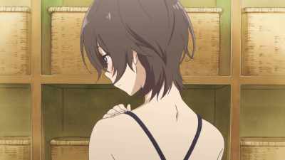 I'm used to it, changing and showering
with my other track members, but... - Kase-san and Morning Glories