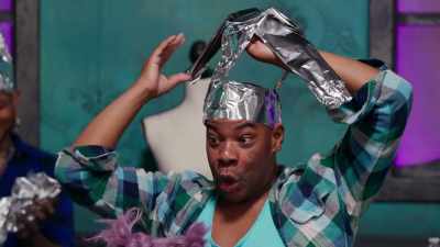 - I'm using a mix of
mediums of tinfoil - The Boulet Brothers' Dragula: Titans