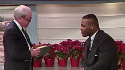 I'm very happy indeed to present you with - Bruno v Tyson