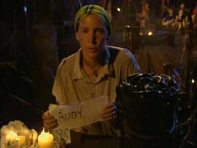       I'm voting for Rudy.       - Survivor