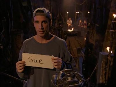   I'm voting for Sue tonight.    - Survivor