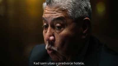 I'm walking in
from the outside into the lobby, - Night Stalker: The Hunt for a Serial Killer