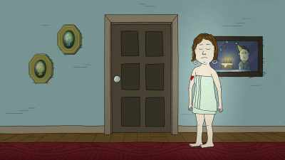 - ♪ I'm washing my body
with a great soap ♪ - Ten Year Old Tom