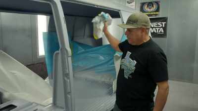 I'm working on
our VW panel bus. - Shorty's Dream Shop