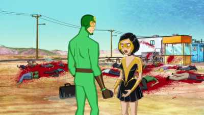 Imagine if Darkseid
or Lex Luthor got their hands on it. - Kite Man: Hell Yeah!