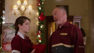 Imagine me
having a secret admirer at my age. - Hotel for the Holidays