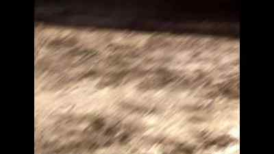 -[imitates banging]
-[metal clashing] - Never Look Away