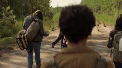 [imitates electric guitar][Iris laughs] - The Walking Dead: World Beyond
