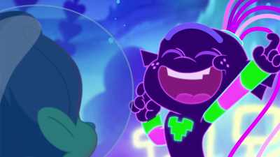 [ imitates party horn ] - Trolls: TrollsTopia
