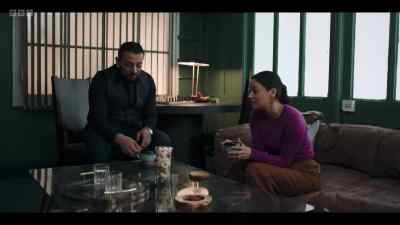 IMITATING HER:  "You would be
if you spent more time with him." - Virdee