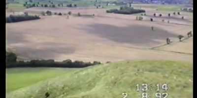 Immediately, this crop circle
appeared in the field nearby. - Close Encounters of the Fifth Kind