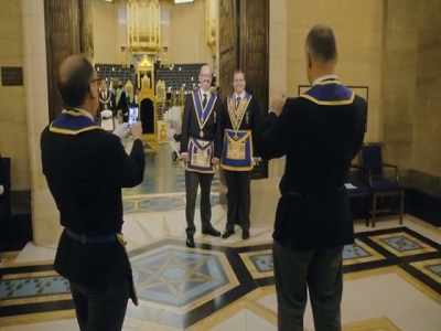 Immense. I was absolutely awestruck.
I was up there. - Inside the Freemasons