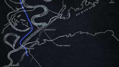 In 17 days,
Grant's army marched - Grant