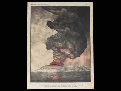In 1883, its parent,
a volcano named Krakatau, exploded. - Fire of Love
