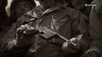 In 1918, the Germans introduced
the first true submachine gun, - Guns That Changed The Game