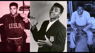 In 1960,
Cassius Clay is 18 years old. - Blood Brothers: Malcolm X and Muhammad Ali