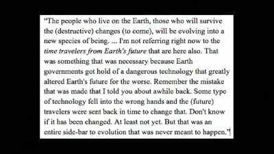 In this 1995 Thanksgiving
letter to me, - Truth Hunter