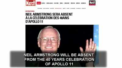 In 2004, filmmaker Bart Sibrel
makes a documentary - American Moon