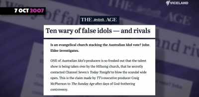 In 2007, Today Tonight alleged - The Back Side of Television