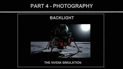 In 2014, software company Nvidia
created a computer simulation, - American Moon