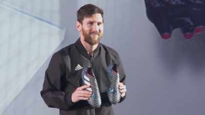 In 2017, the brand took this
relationship a step further, - Lionel Messi - The Greatest