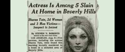 In '68 I was assigned to
the Sharon Tate murder case - Once Upon a Time in Hollyweird