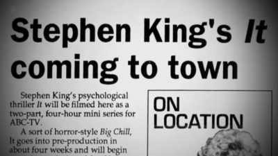 In '89,
it was really busy in town. - Pennywise: The Story of IT