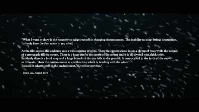'In a 1972 interview, - The Final Game of Death