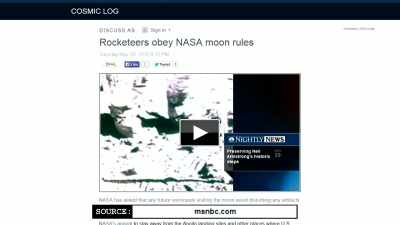 In a 2012 article entitled - American Moon