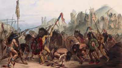 In a different ceremony,
experienced hunters - The American Buffalo
