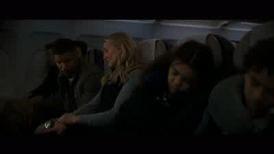 In a few moments, our flight attendants will be passing... Hey, hey, good morning. - Back in Action