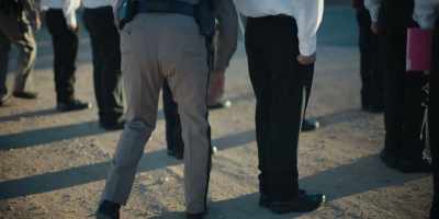 In a few moments,
we will go into the classroom - Navajo Police: Class 57