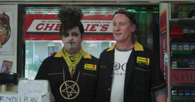 - In a galaxy far, far away...
- [bell jingles] - Clerks III