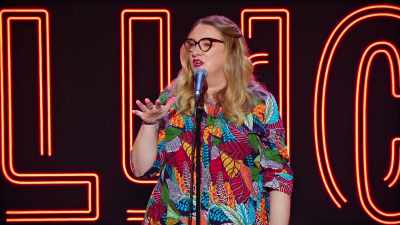 In a hot tub,
does jizz like mix in? - Sarah Millican: Bobby Dazzler