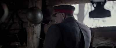 ...in a losing situation,
Polish soldiers choose to surrender... - The Last Frontier