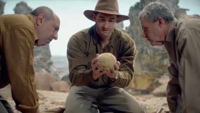 In a movie mashup
for the ages, - Tales From The Explorers Club