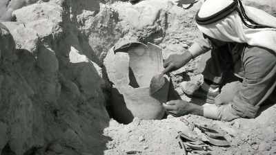 In a room adjacent to it, - Dead Sea Scrolls: The Doomsday Prophecy