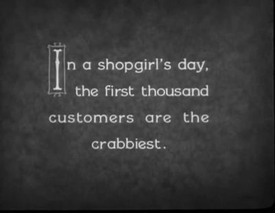 In a shopgirl's day - It