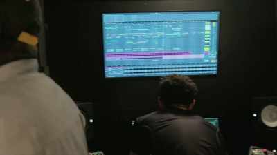 In a small recording studio - Thomas Sowell: Common Sense in a Senseless World
