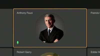 In a very real sense, Christian Anderson and Robert Gary - Thank You Dr. Fauci