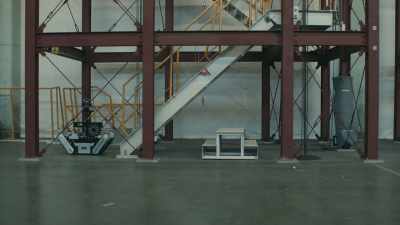 In a warehouse you
had built the exact - Almost Human