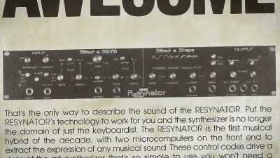 In a way, people all say, - Resynator