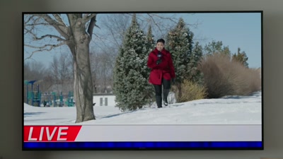 In addition to supermarkets
and convenience stores, - Snow Day