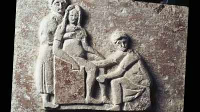  - In ancient times, childbirth
 was incredibly arduous, - Colosseum